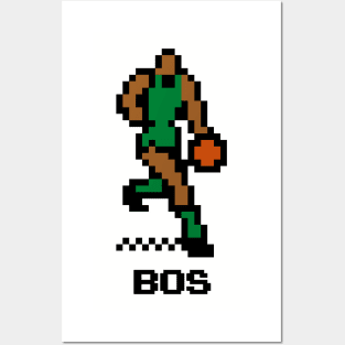 8-Bit Basketball - Boston Posters and Art